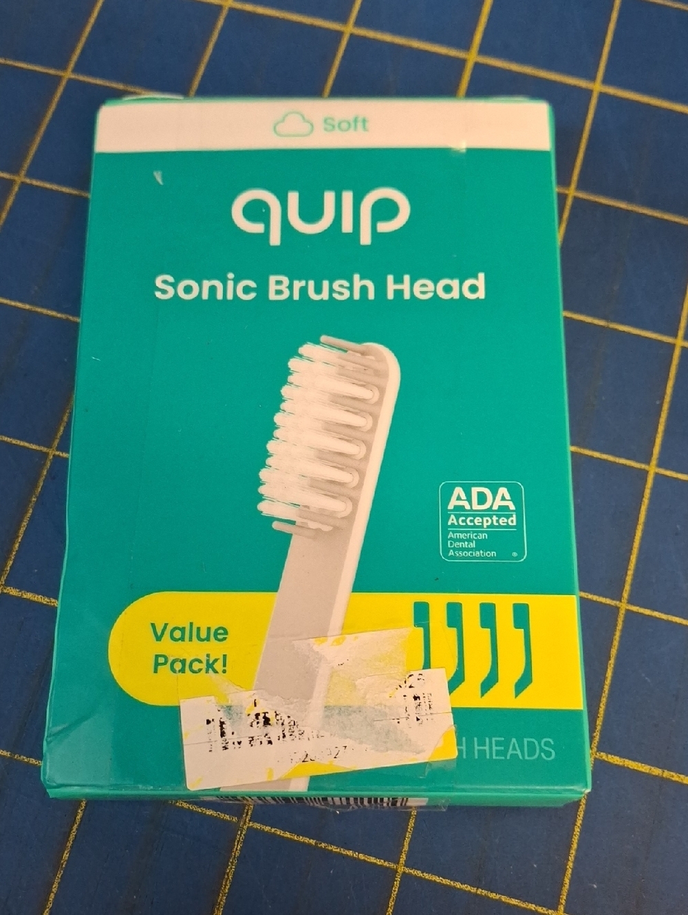 Quip Sonic Brush Soft Head - Value Pack New